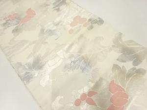 花唐草模様織出し名古屋帯